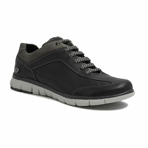 Zapatillas Boris Cuero Negro Hombre