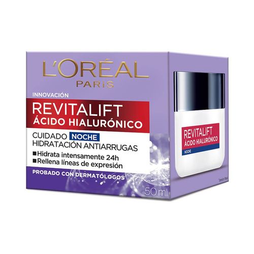 Crema Noche Revitalift Ácido Hialurónico 50ml