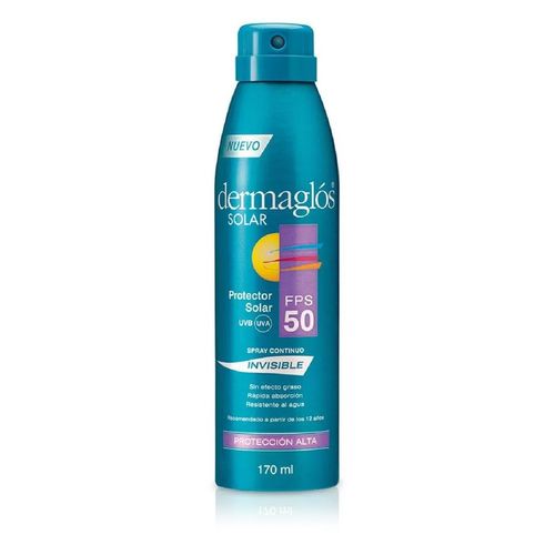 Protector Solar Dermaglós FPS 50 Invisible Spray 170ml