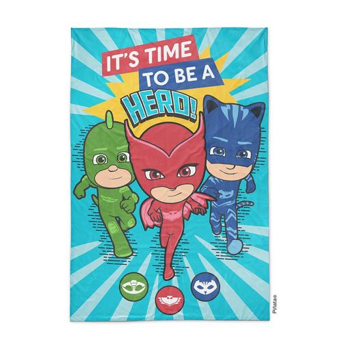 Frazada Flannel PJ Masks Hero