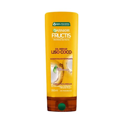Acondicionador Fructis Oil Repair Liso Coco 350 ml