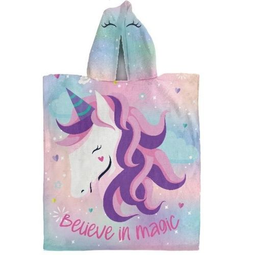 Poncho de Toalla Unicornio