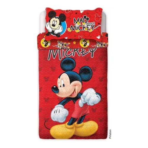 Cover Reversible Mickey Quilt 1 1/2 plaza