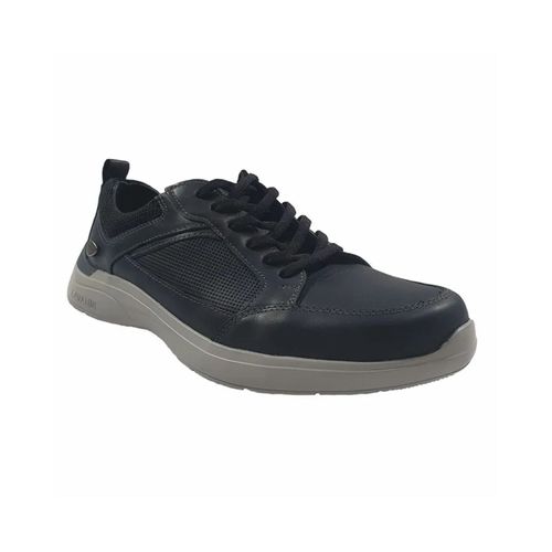 Zapatillas Dustin Cuero Negro Hombre