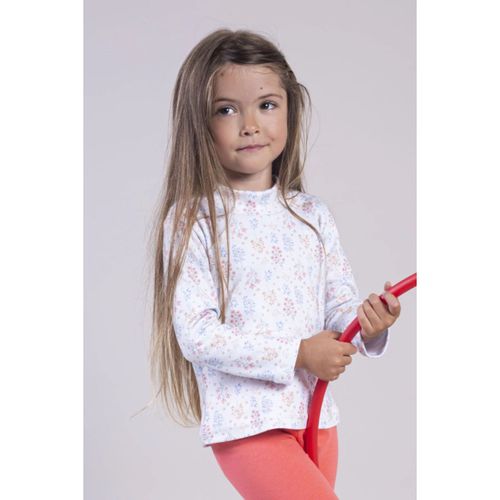 Media Polera Flowers Art 1331