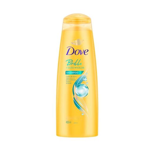 Shampoo Dove Brillo + Óleo Micelar 400 ml