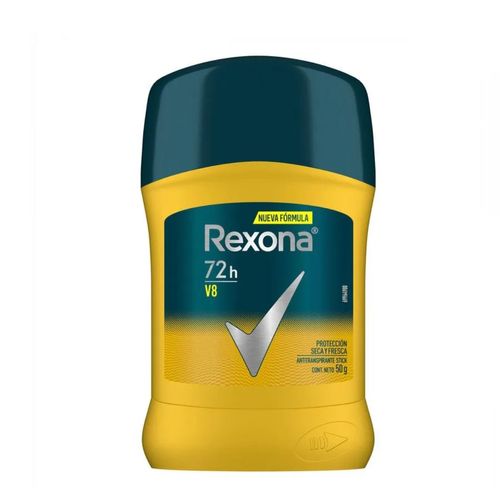 Desodorante Antitranspirante Rexona V8 En Barra 50 gr