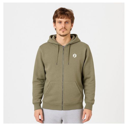 Campera con Capucha Frizada Art 6040 Algodón Hombre