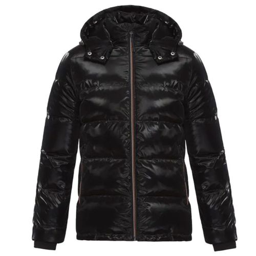 Campera de Pluma Mardley Nylon Negro Hombre