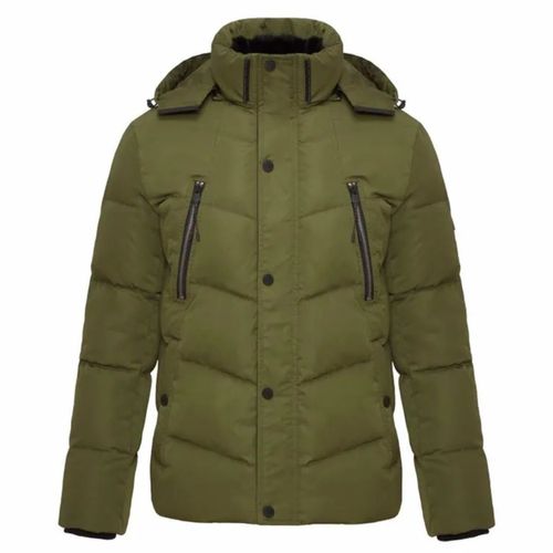 Campera Ufford Pluma Verde Militar Hombre