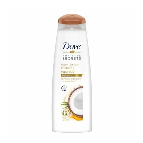 Shampoo Dove Ritual de Reparación Coco y Cúrcuma 400ml