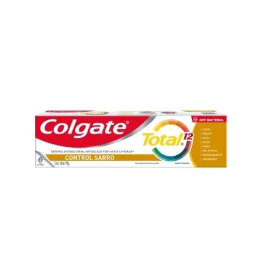 Crema Dental Colgate Total 12 control sarro