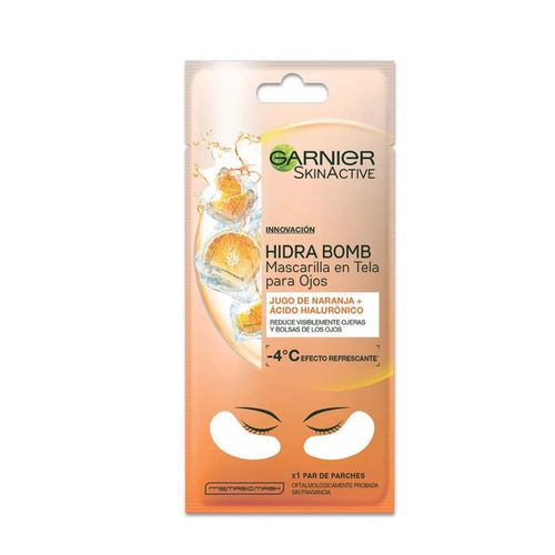 Mascarilla en Tela para Ojos Garnier Hidra Bomb Orange x 1 un