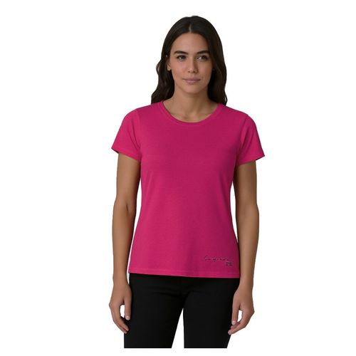Remera Cuello Redondo Algodón Mujer