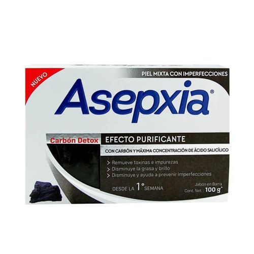 Jabón Asepxia Carbón 100 gr