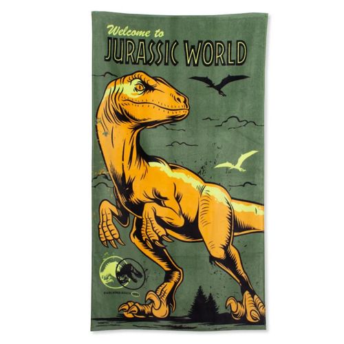 Toallon 70x130 Jurassic - Welcome