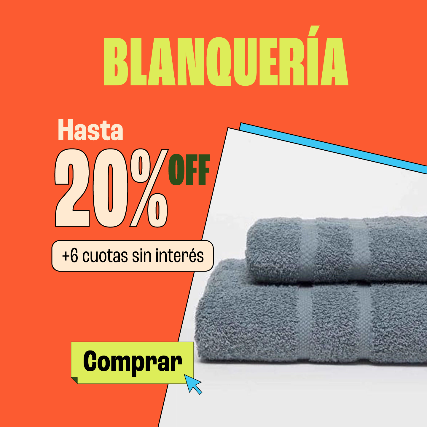 Blanquería 20% OFF
